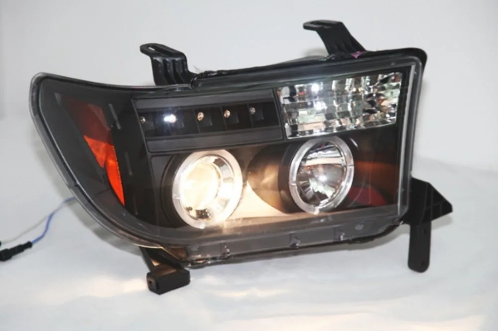 2 шт. светодиодный головной светильник передний в сборе для TOYOTA Tundra 2007-2013 с дневным ходовым светильник
