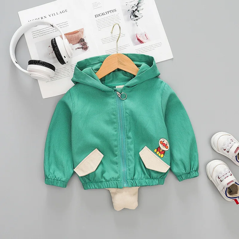 Kids Jacket Autumn New Baby Boy Jacket For Girls Coat Children Hooded Outerwear Cartoon Clothes Toddler Baby Jacket Tops