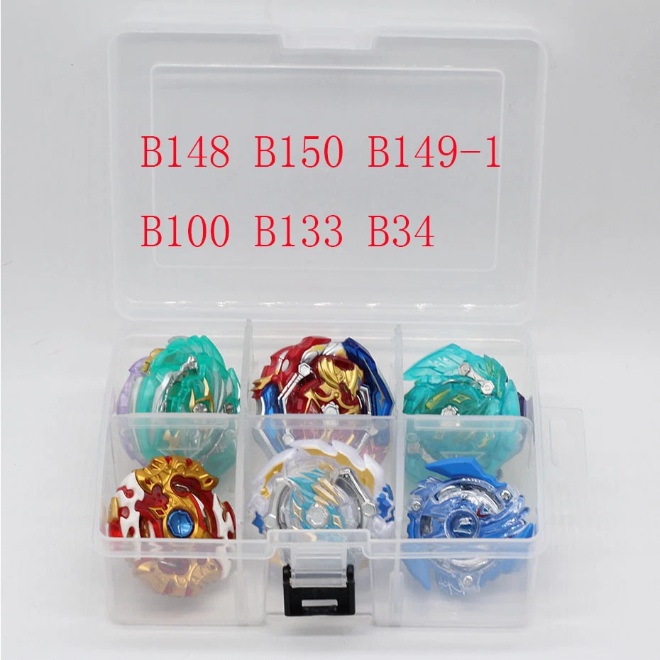 Takara Tomy Bey Bay Burst All Models Burst GT B-150 B-144 B-149 Toy Spinning Gyro Grid Plastic Storage Box Set - Цвет: 5