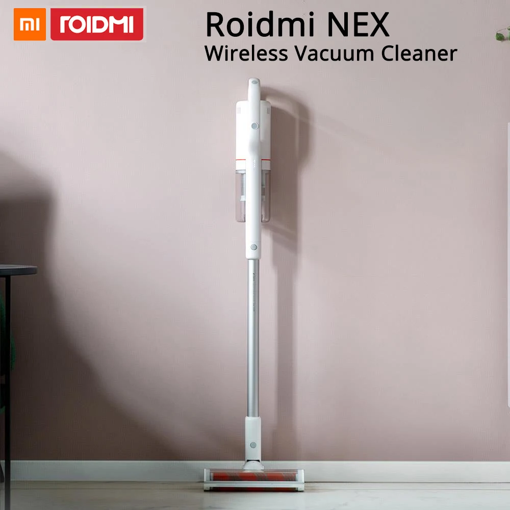 Roidmi NEX Ручной беспроводной пылесос 2 в 1 для уборки и уборки 23500 ПА всасывания приложение управления 60 мин время работы