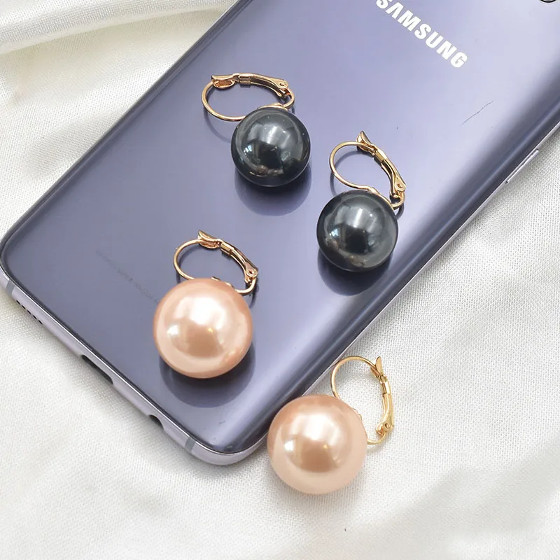 Pearl Clip on Earrings For Women