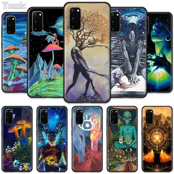 

Trippy Art Aesthetic Case for Samsung Galaxy S20 Ultra 5G S10 Lite S10e S8 S9 Note 8 9 10 Plus Back Soft TPU Phone Cover