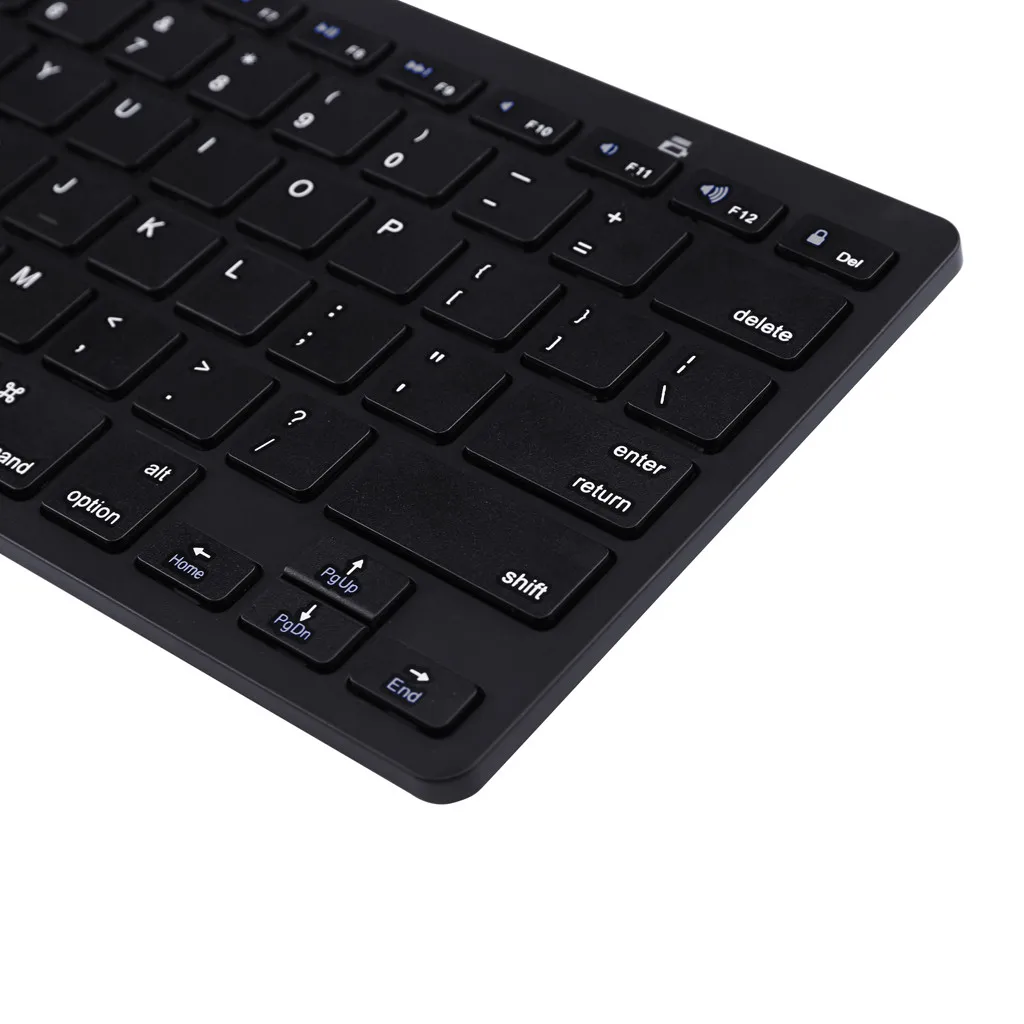 Тонкая портативная Мини Беспроводная bluetooth-клавиатура для планшета, ноутбука, смартфона для iPad, Поддержка IOS, Android, система, телефон, универсальный