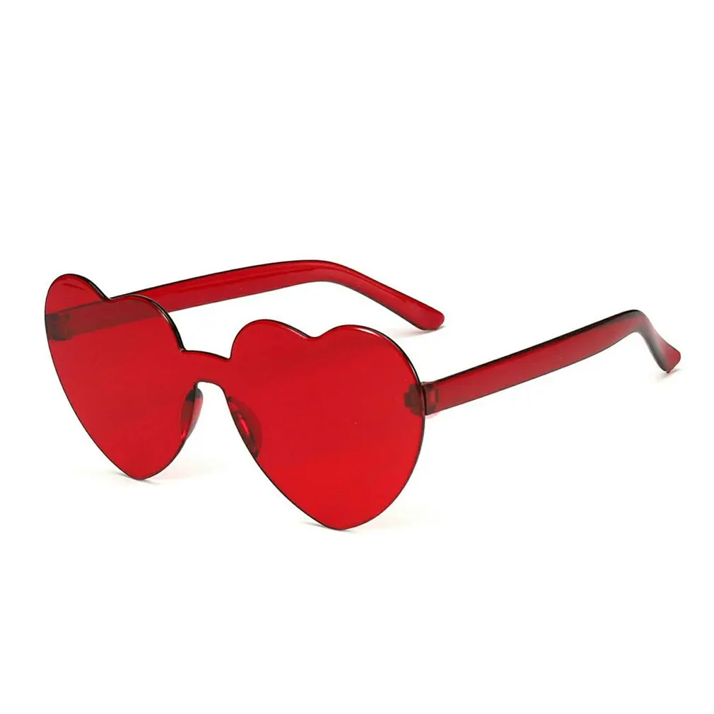 Love Heart Sunglasses Women Brand Designer New Fashion Cute Sexy Retro Cat Eye Vintage Cheap Sun Glasses Red Female | Спорт и