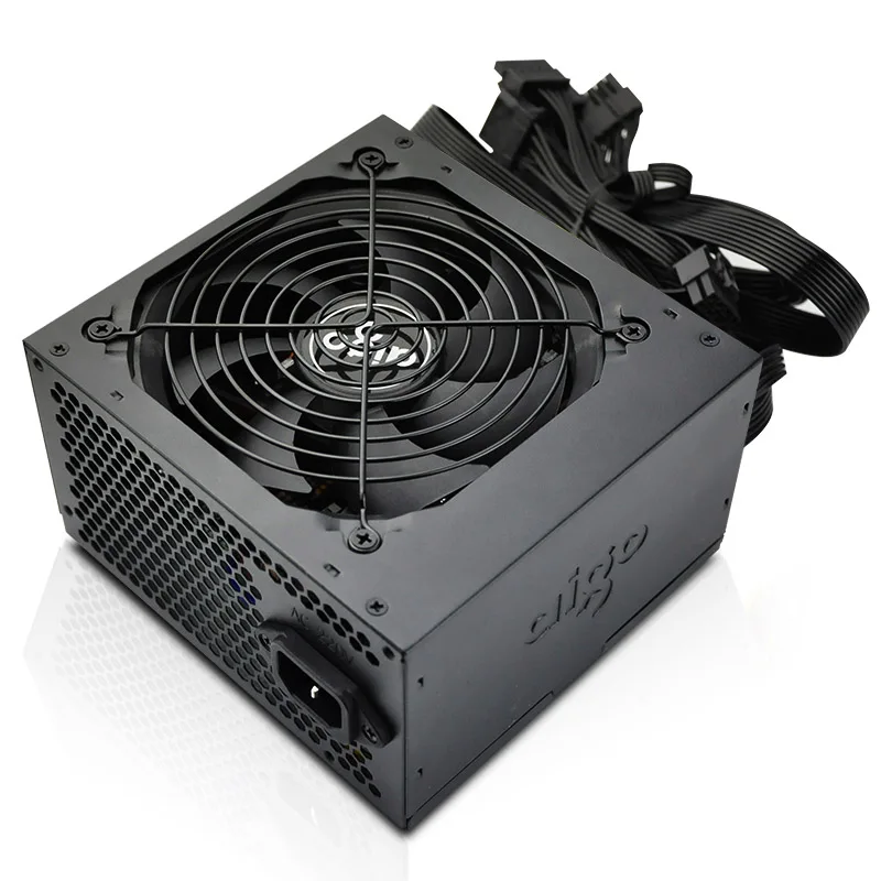 Aigo GP550 настольный источник питания 750 Вт 80 плюс Бронзовый тихий источник питания 12 В ATX Активный источник питания охлаждающий вентилятор для компьютера Intel AMD PC