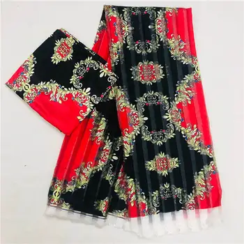 

High quality digital printed wax design african satin fabric ribbon silk pattern satin silk fabric for party dres ! DF62398