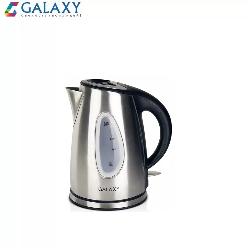 Электрочайник 2200 Вт Galaxy GL 0310 объем 1 8 л скрытый нагревательный элемент
