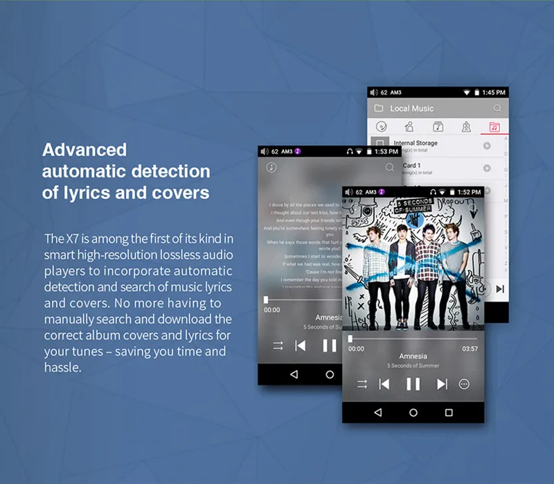FiiO X7II Mark II +AM3A with balanced Module AM3A Android-based WIFI Bluetooth 4.1 APTX Lossless DSD Portable Music Player