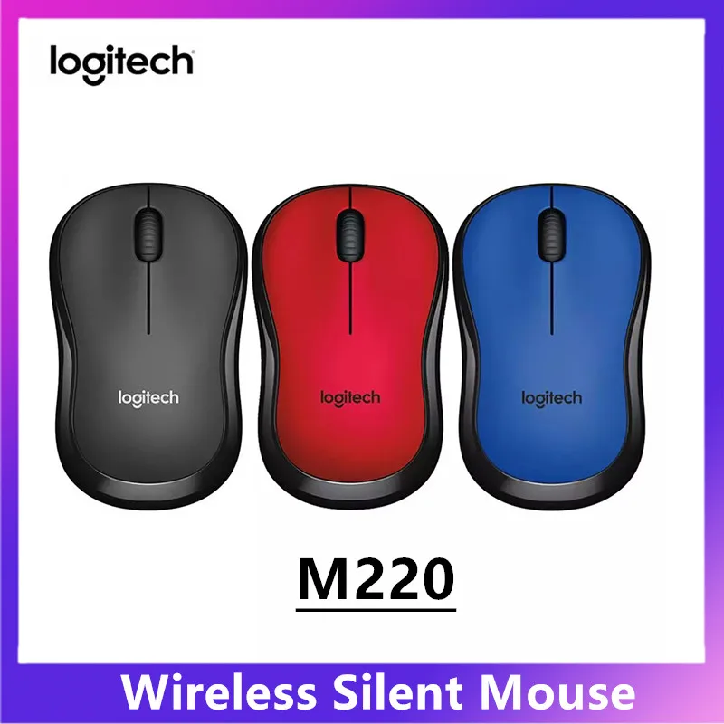 Мышь Logitech M220 Беспроводная Бесшумная 3 кнопки 2 4 ГГц | Компьютеры и офис