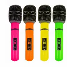 Надувные музыкальные игрушки для детей, детские инструменты, набор микрофонов, крутой веселый подарок вечерние принадлежности, сценические украшения, реквизит 35 см