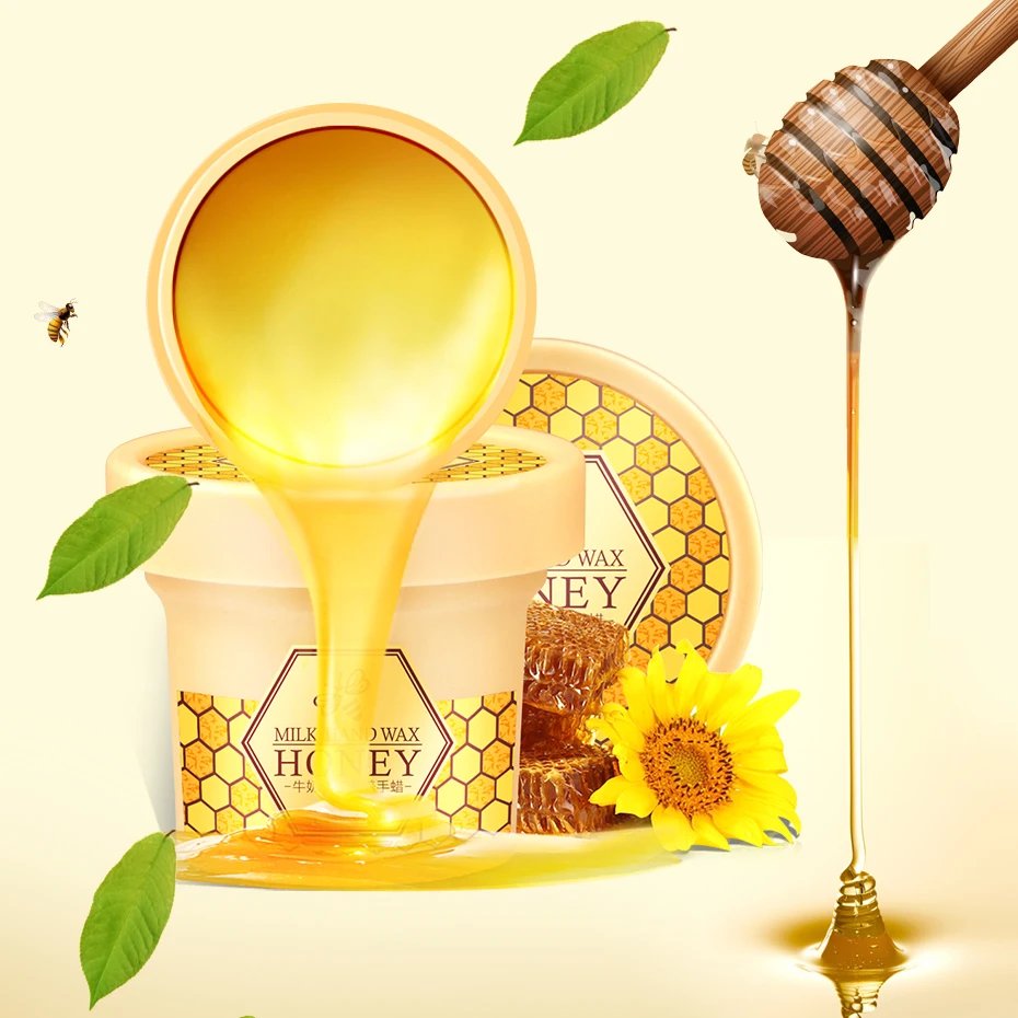Отбеливающий Молочный Крем для рук Honey увлажняющий отбеливающий парафиновый