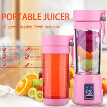

Fruit Juice Blender Juice Cup Blender Mini Portable 6 Blade 400mL Vegetable Healthy Drinking Protein Shake Fruit Mixe Bar