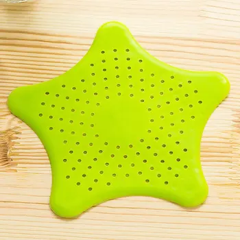

Creative Five-Pointed Star Sink Anti-Clogging Floor Drain Sewer Filter Starfish Star Silicone Floor Drain