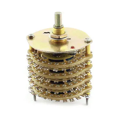 

6mm Dia Shaft 4P23T 4 Pole 23 Position Band Channel Selector Rotary Switch