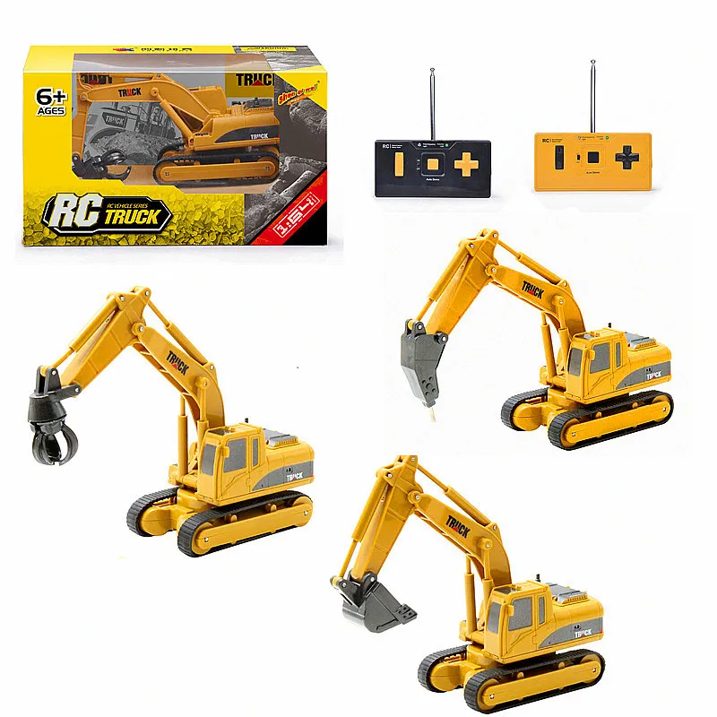 

Innovation Mini Remote Control Engineering Vehicle Charging Model Excavator Crashworthiness Remote Control Car Children Model To