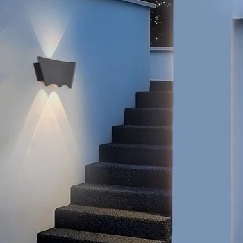 

Outdoor Wall Mounted Lamp 9W AC85-265V Aluminium Villa Hotel Hallway Aisle Led Wall Light Waterproof