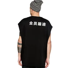 BF стиль, популярный бренд, Летний жилет с принтом героев, чистый хлопок, без рукавов, свободный крой, праздничный, Повседневный, уличный, популярный бренд