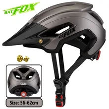 BATFOX велосипедный шлем Для мужчин Для женщин на открытом воздухе езда по горной дороге шлем MTB велосипед большой козырек Сверхлегкий цельные Сафти, водные виды спорта шлем