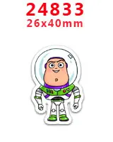 PR-24833 Принадлежности для рукоделия с изображением героев мультфильмов плоские с обратной стороны плоские смолы 30 штук. PR-23550-25689 - Цвет: PR-24833
