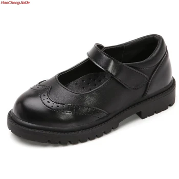

New Boys Leather Shoes British Style School Performance Kids Wedding Party Shoes White Black Casual Children Moccasins Shoes