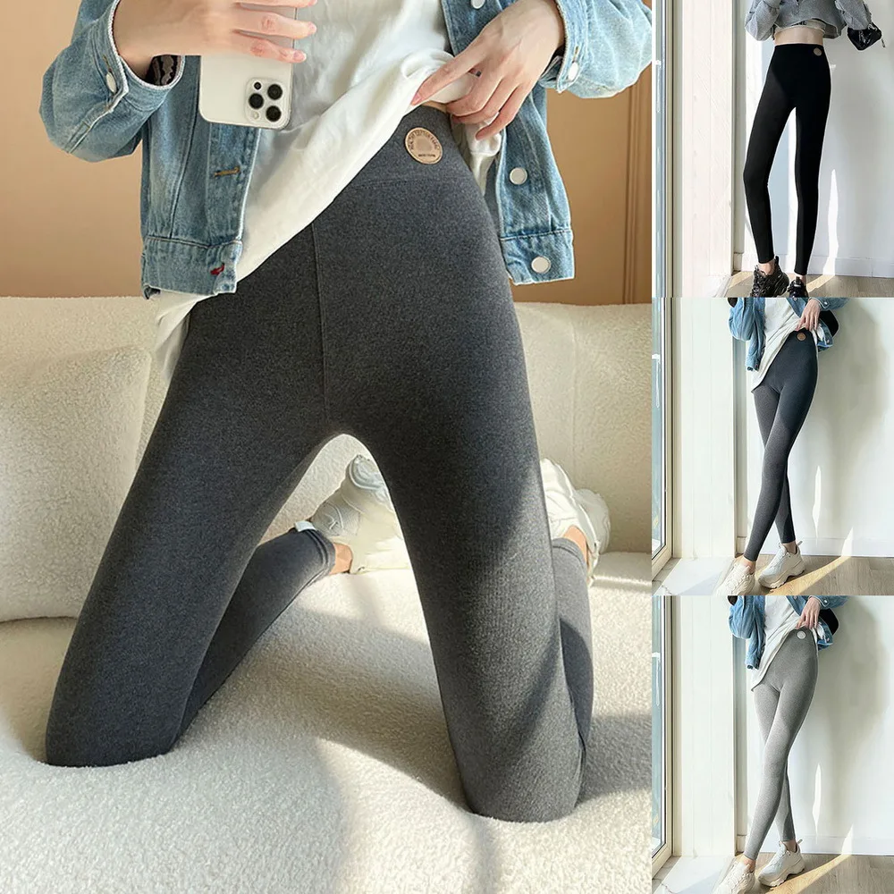 JIANROU Legging Polaire Femme Hiver Thermique Chaud Et Doux Collant