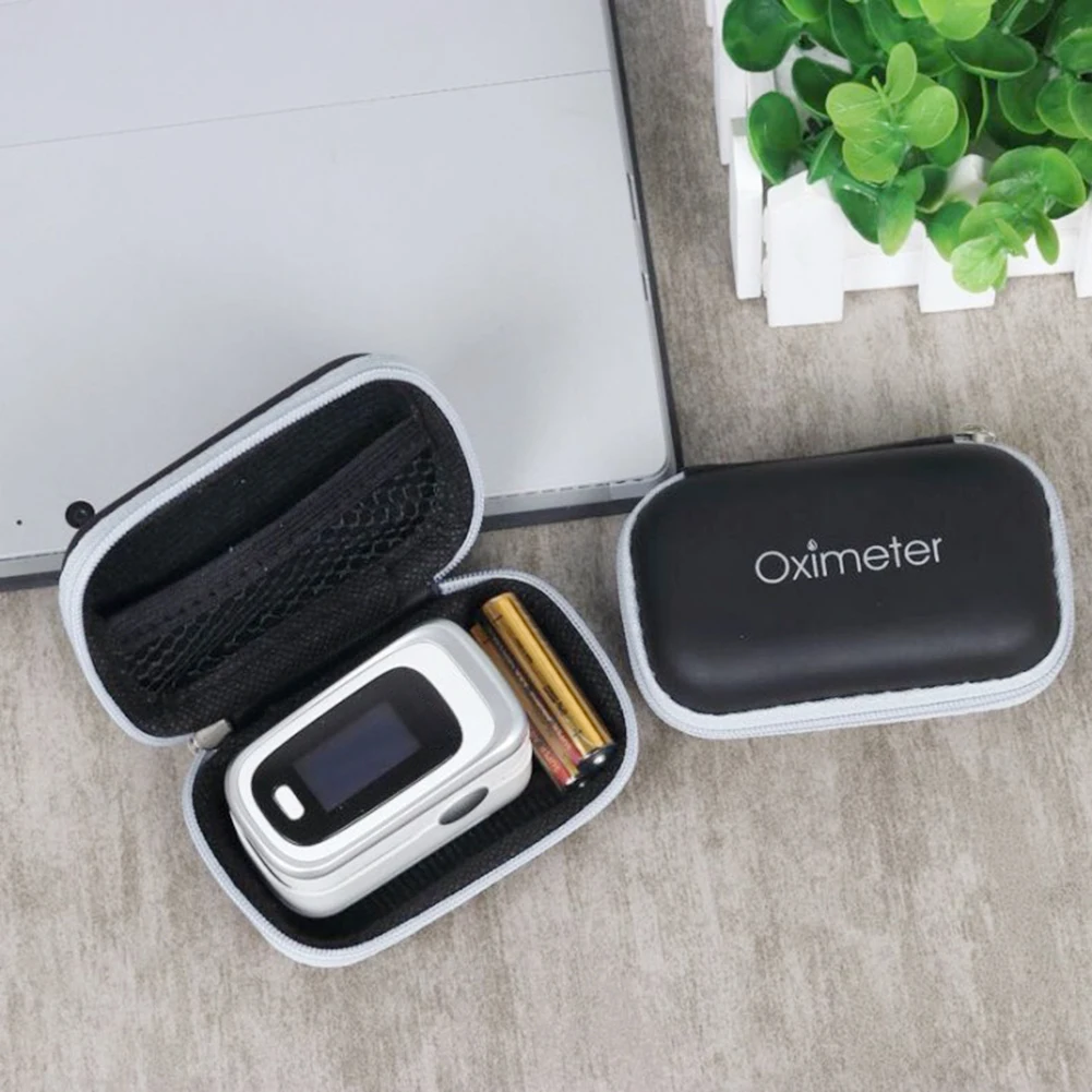 Portable Finger Pulse Oximeter Protective Case Storage Bag Hard Holder Makeup Tool Kits Portable Finger Pulse Oximeter Protective Case Storage Bag Hard Holder Makeup Tool Kits
