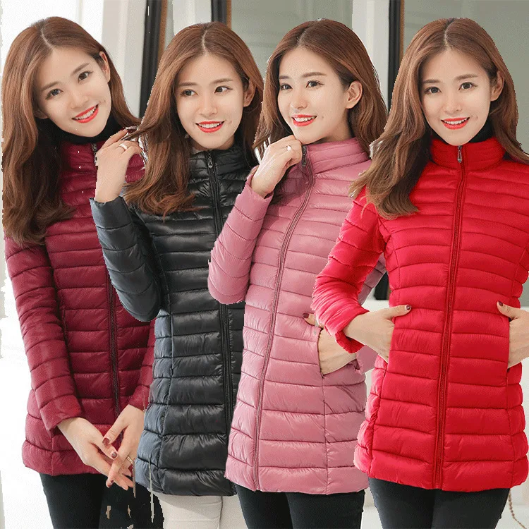 

Cotton-padded Clothes Women's 2019 New Style Korean-style Spring And Autumn Lightweight down Jacket Cotton-padded Clothes Women'