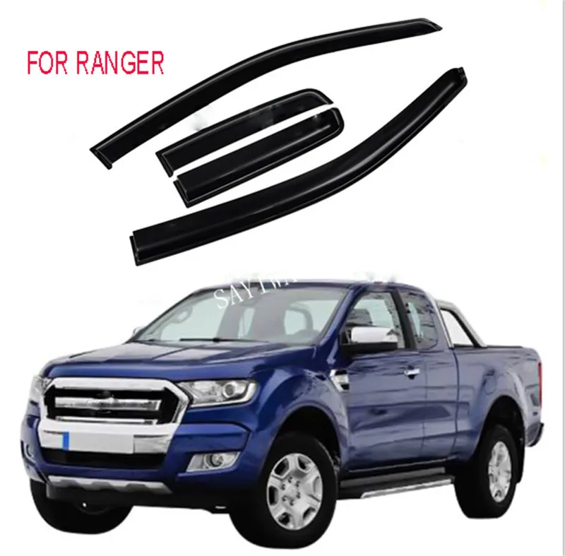 Дефлекторы боковых окон козырек для Ford Ranger T6 T7 T8 2012- двойная кабина