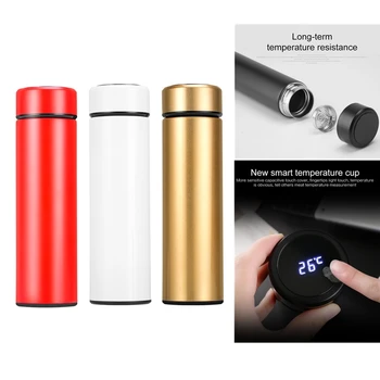 

LED Touch screen Intelligent temperature Display Vacuum Flask stainless steel Insulation cup Hot coffee Tea cup Bottle Drinkware