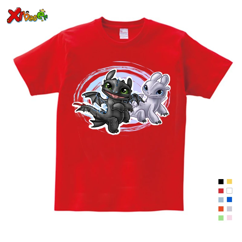 Baby Boy Summer T Shirt How To Train Your Dragon Kids Tops Tee T-shirts Sports Wear Casual Clothes Children TShirt Unisex - Цвет: Kids T-shirt