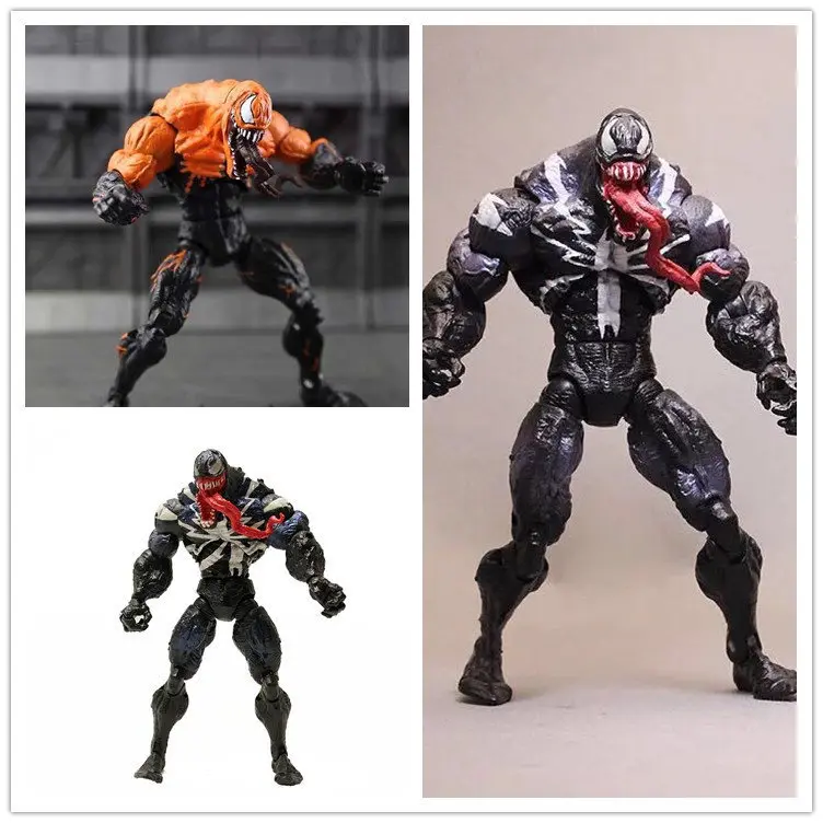 Cheng yuan аниме игрушка Marvel Человек-паук резня яд Deadly Guardian мобильный Гараж Комплект Модель