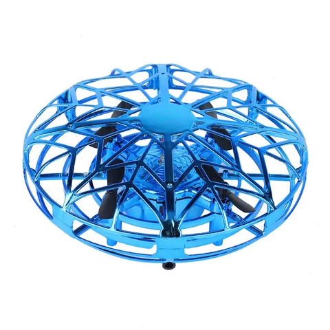 Hipac Mini Drone UFO Hand Operated RC Helicopter Quadrocopter Dron Infrared Induction Aircraft Flying Ball Toys For Kids title=