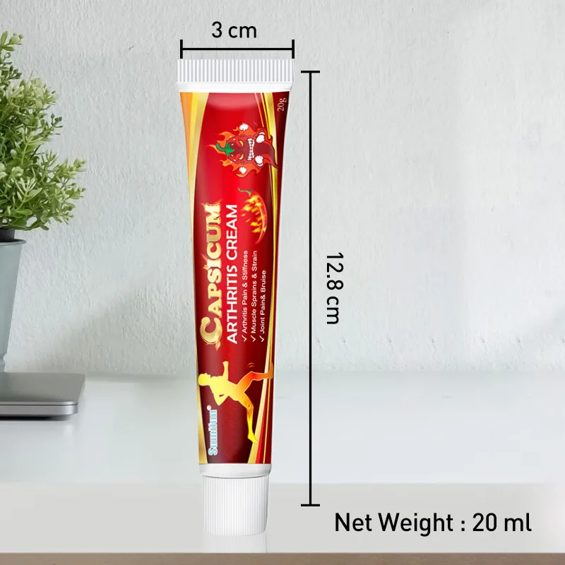 Sumifun Capsicum Arthritis Warming Cream For Back Pain Knee Pain Relief Chinese Medicine Ointment Joint Ointment 20g