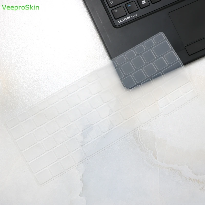 clear Для Dell Latitude E7270 E7250 E5250 E7389 E5270 12," широта 7290 7280 7370 E7370 7380 7390 13,3" Ноутбук клавиатура кожного покрова - Цвет: clear