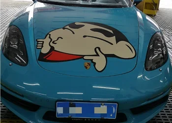 

LEFT SIDE Customize DIY Car Sticker Body Cartoon Pull Flower Car Sticker Waterproof Acessories Fashion Hot Stickers