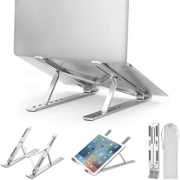 

Aluminium Alloy Laptop Stand Portable Adjustable Tablet Computer Stand Bracket Laptop Holder for PC Notebook Laptops and Tablet