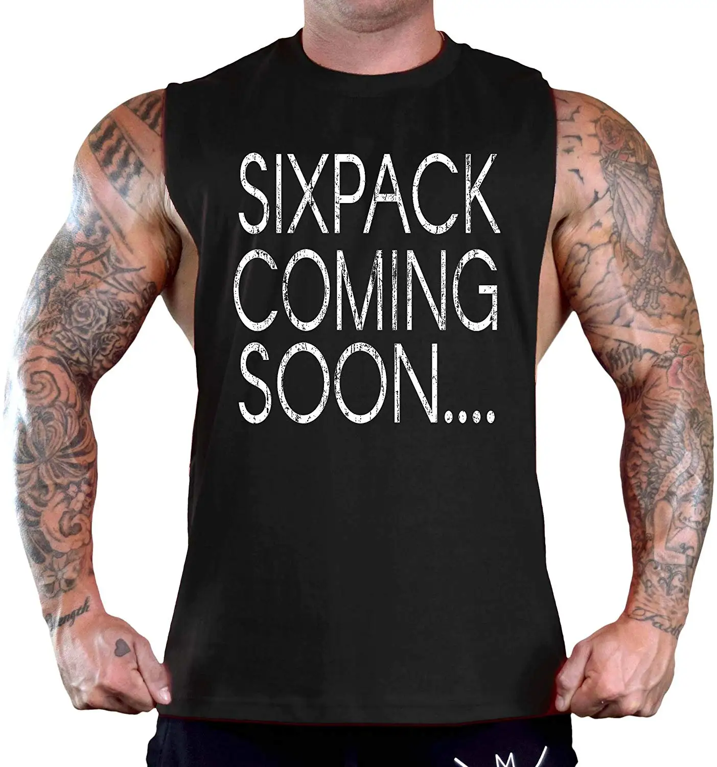 Six Pack Coming Soon Mens Tank Top Men Tank Tops
