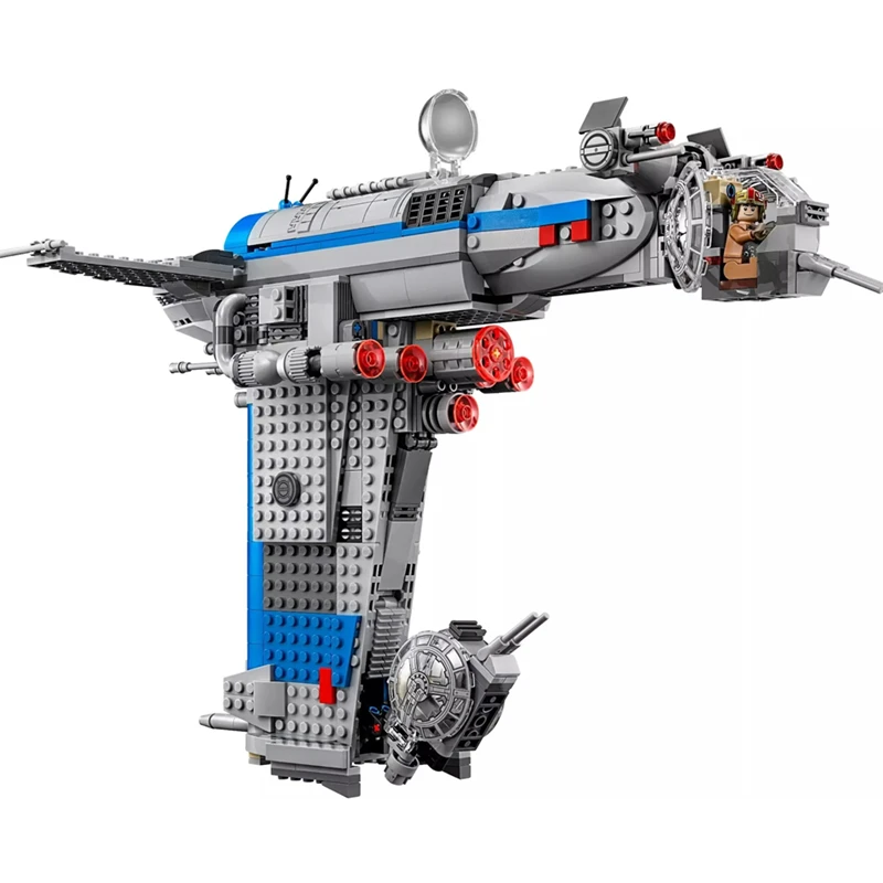 Najtaniej 873 sztuk 05129 Rebel Bomber zestaw oryginalna gwiazda zabawki Wars klasyczna seria klocki klocki kompatybilne z Legoinglys zabawki 75188