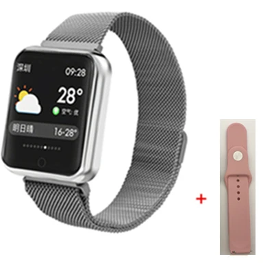 P68 Bluetooth Смарт-часы с поддержкой кровяного кислорода и давления пульса IP68 Водонепроницаемые спортивные Смарт-часы для Xiaomi Apple E06 IWO11 - Цвет: P68-Match 5
