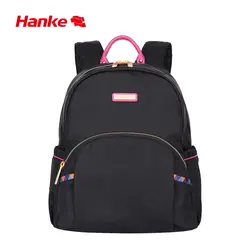 Hanke женский рюкзак модный дизайн водонепроницаемый ноутбук задняя сумка 15 "Рюкзак Сумка Черный Прямая поставка H6866 H6868