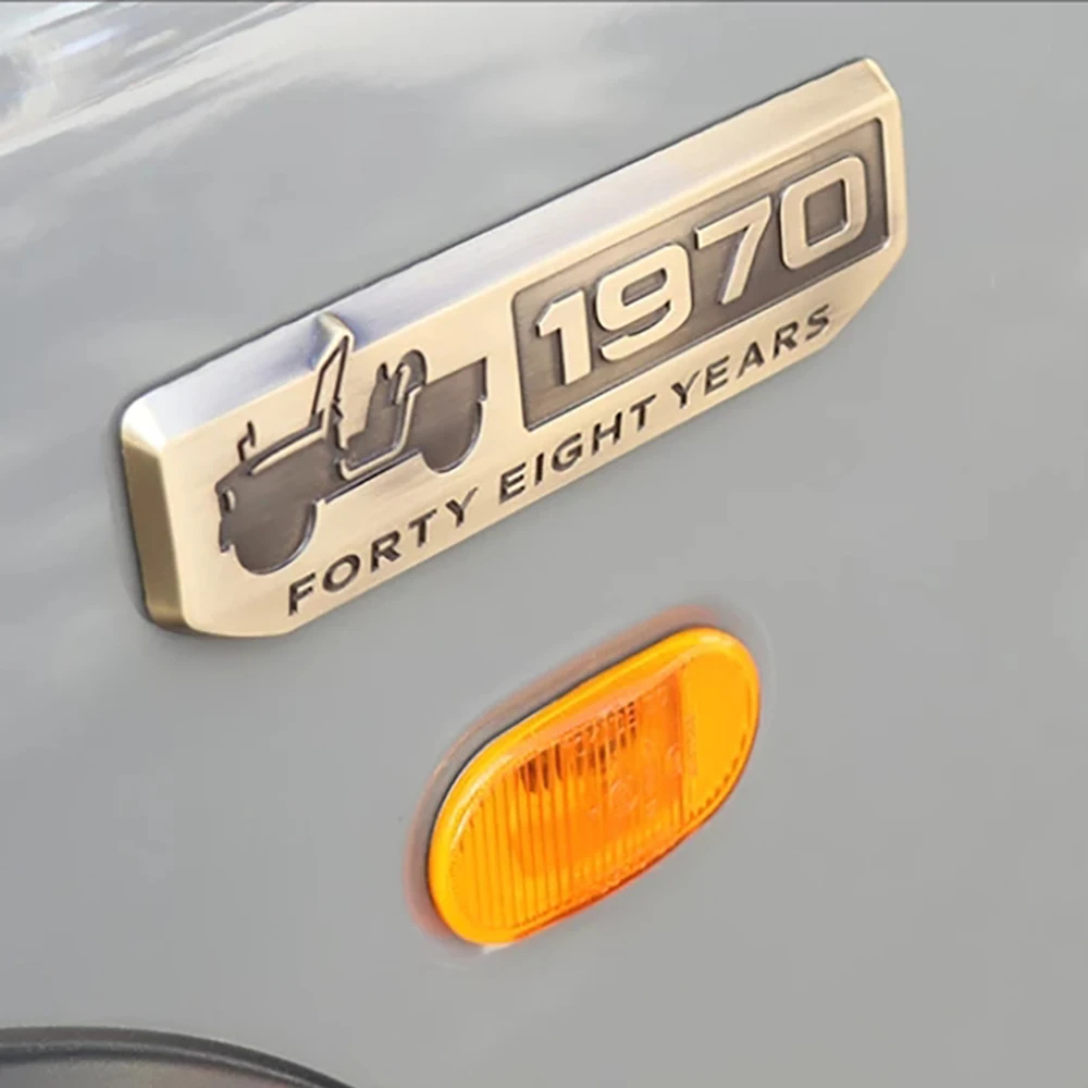 Car Logo 1970 Commemorative Mark Metal 3D Sticker For 2007 -2021 Suzuki  Jimny JB23 JB43 JB64 JB74w Accessories - AliExpress