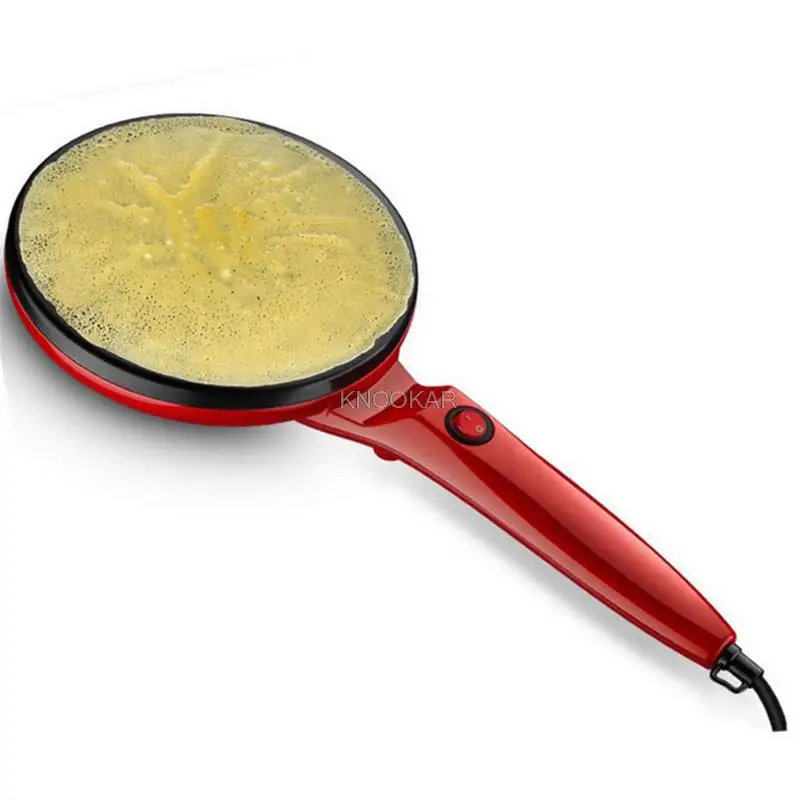 Electric Crepe Maker Pizza Pancake Machine Non-stick Griddle baking pan Cake machine kitchen cooking tools D087