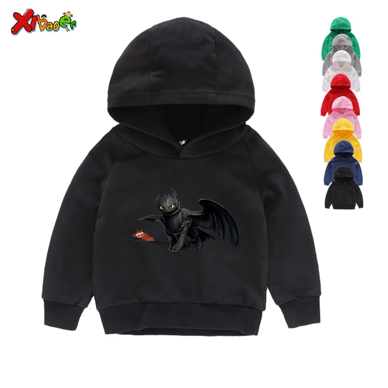 Selling Hoodies How To Train Your Dragon 2T-8T Kids Hoodies Sweatshirts Sports Wear Casual Clothes Children Unisex - Цвет: Kids Hoodies