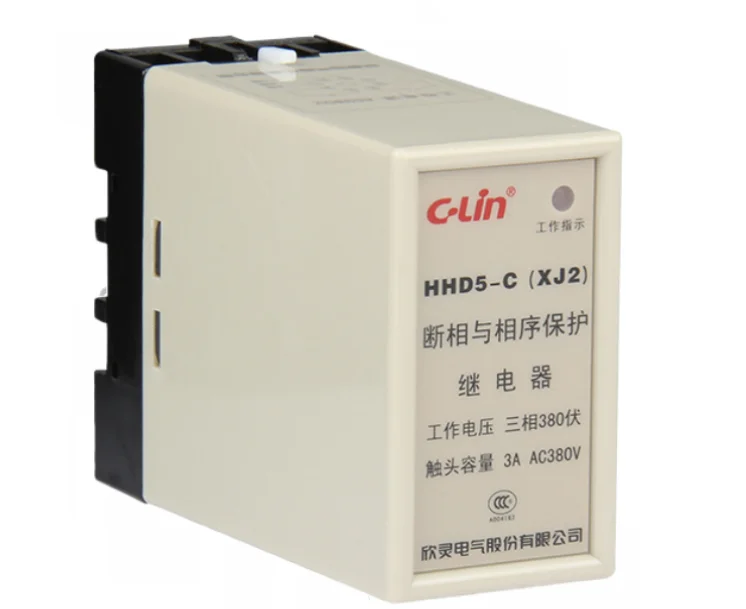 

HHD5-C phase sequence protection relay XJ2 AC380V elevator elevator motor protector