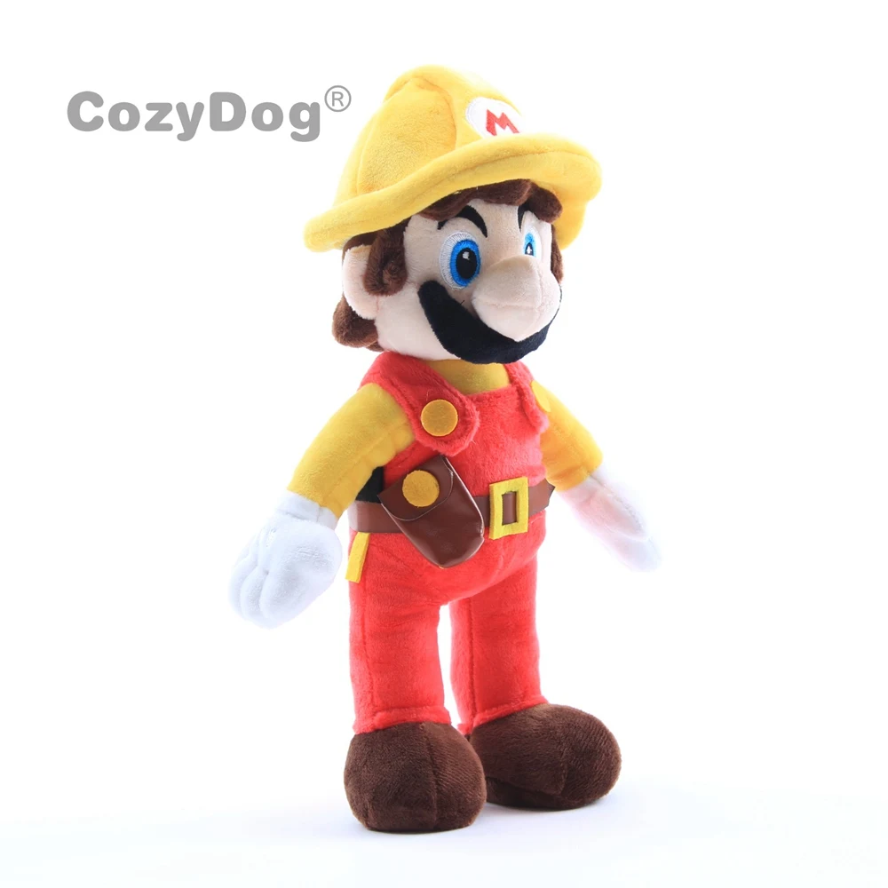 Firefighter 30cm 20-30 см Марио плюшевые игрушки кукла милый Жених каппи пожарный стиль Марио кукла Одиссея Дидди обезьяна мягкие игрушки животные - Цвет: Firefighter 30cm