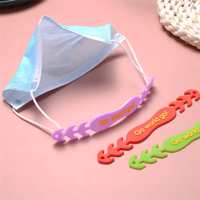 

4Pcs Face Mask Ear Hooks Extension Buckle Adjustable Earache Fixer Anti-Slip Mask Ear Grip Face Masks Buckle Holder Accessories