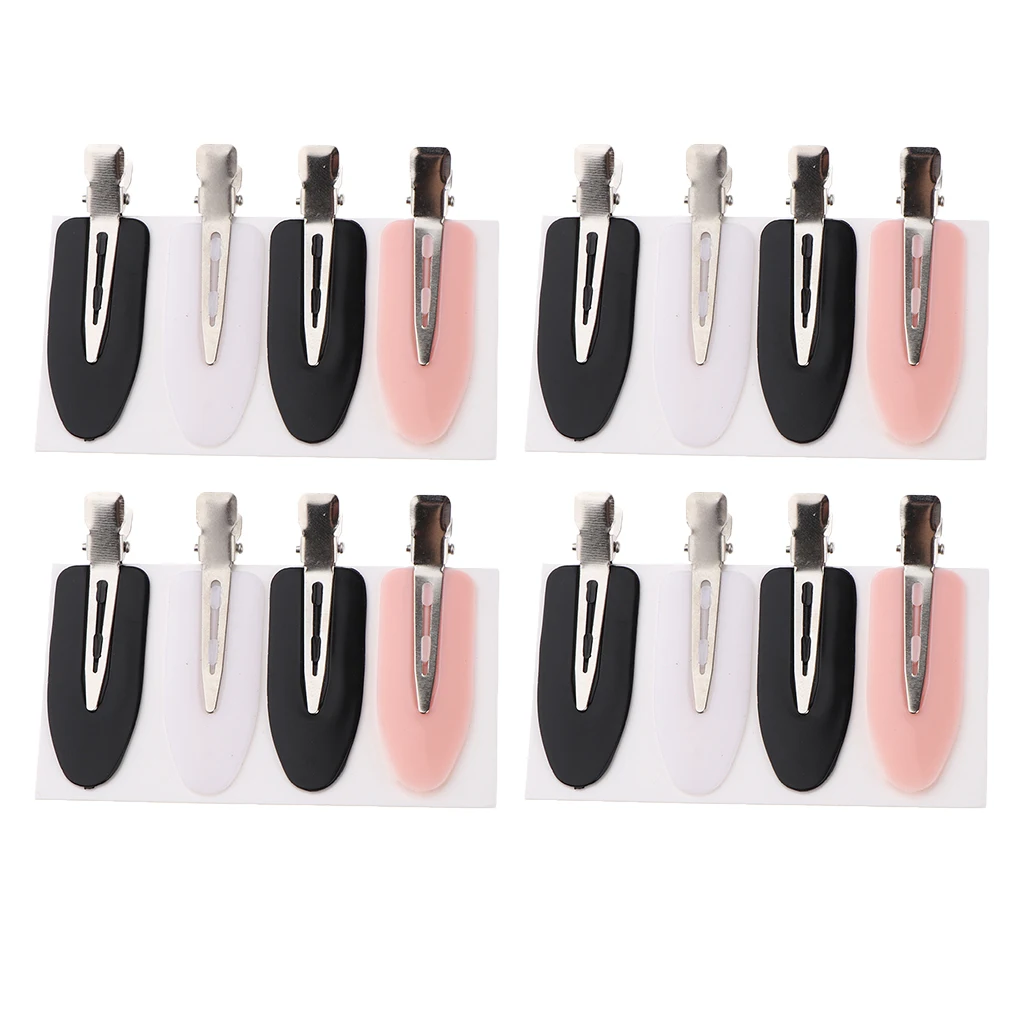 16 Pcs Women No Bend Hair Clips, Pin Curl Clip, Makeup No  Hair Clip Set, for Home Salon Hairdressing Styling Clamp Tools