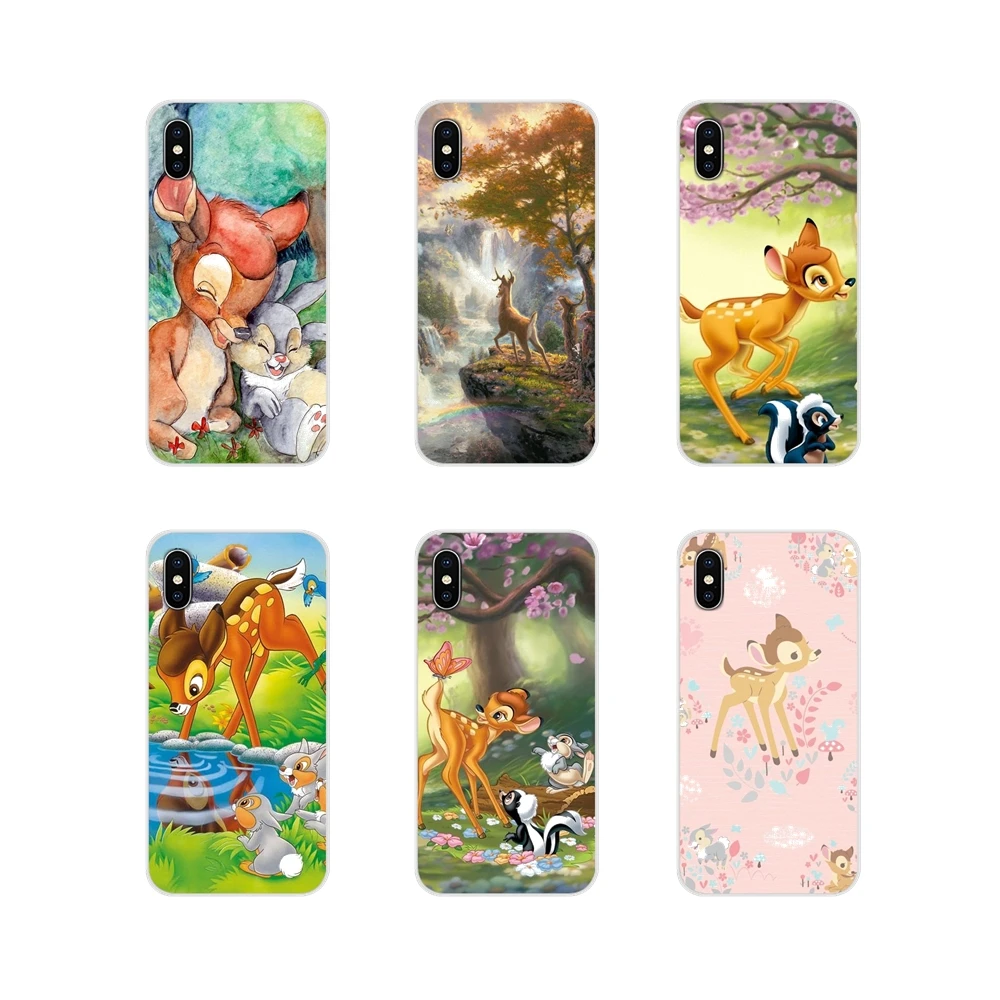 Милый Bambi оленьи сердца аниме для samsung A10 A30 A40 A50 A60 A70 Galaxy S2 Note 2 3 большое ядро Prime TPU