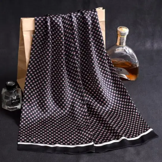 Design 29 28x160 см мужской длинный рисунок чистый Шелковый шарф на шею - Цвет: Design 29