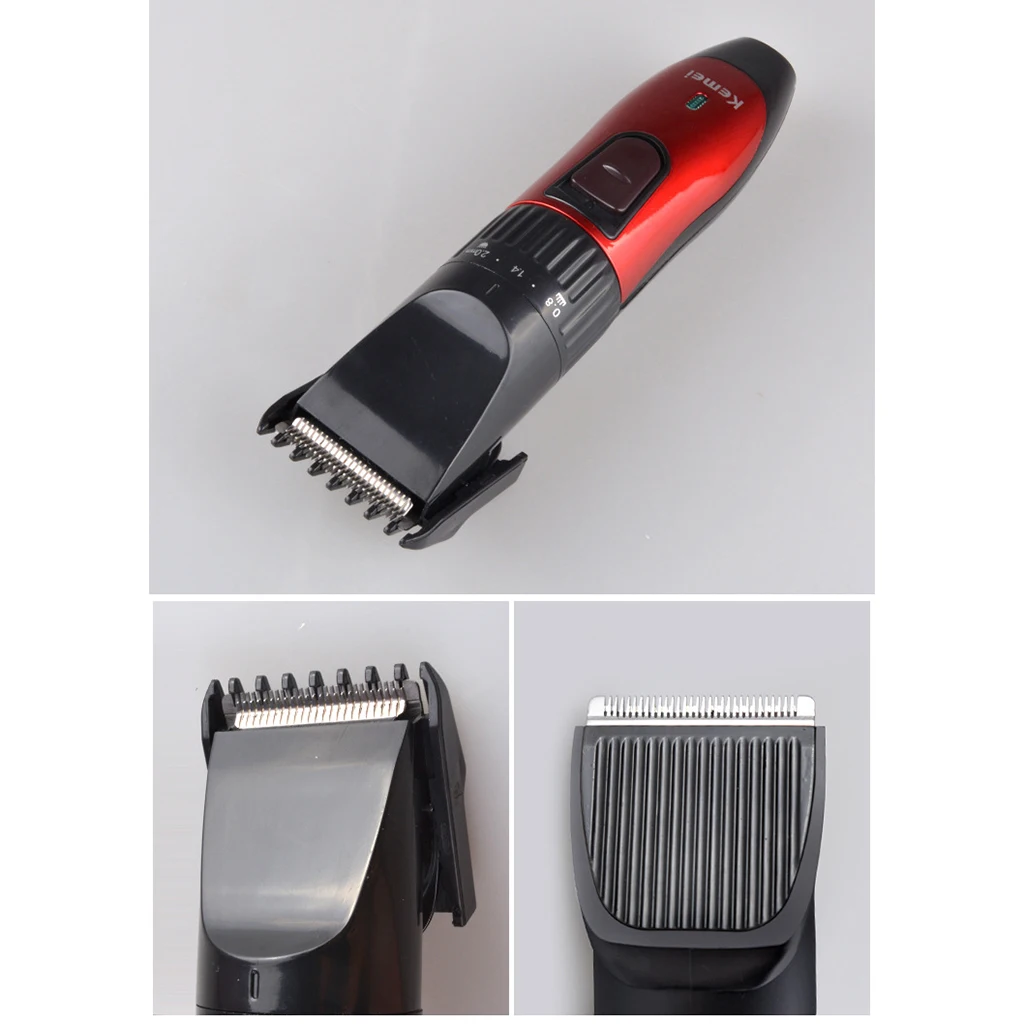 Professional Hair Clippers Rechargeable Cordless Electric Hair Trimmer Shaver for Men Adult Kid - EU Plug